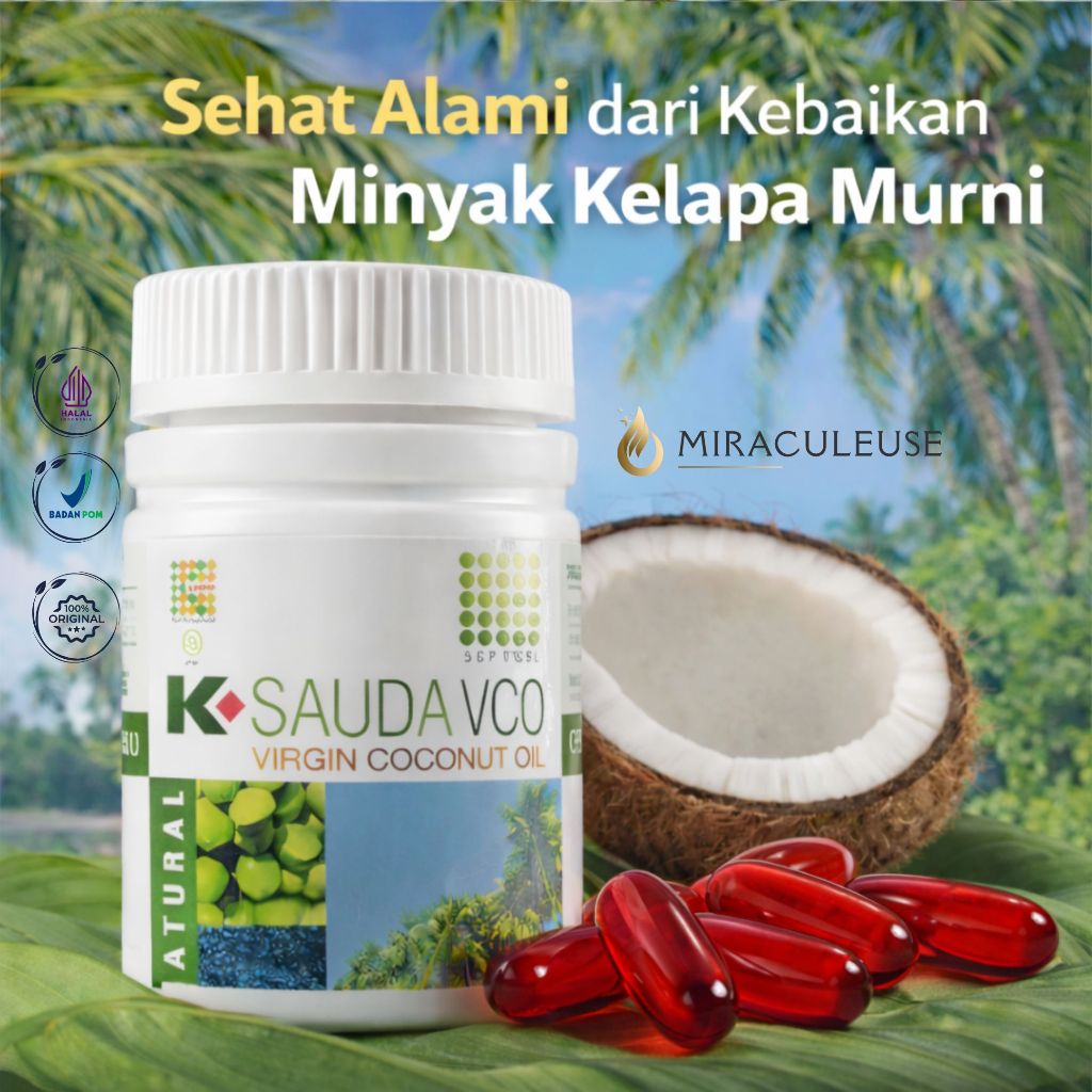 K SAUDA VCO | HABBATUS SAUDA DAN VIRGIN COCONUT OIL PLUS VIT E |  ORIGINAL K LINK