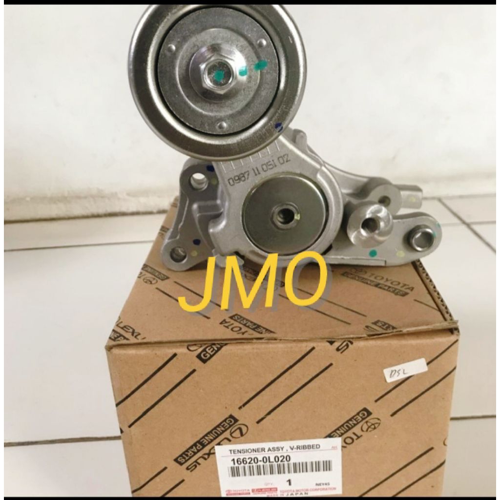 TENSIONER ASSY FAN BELT INNOVA DIESEL HILUX FORTUNER DIESEL ORIGINAL