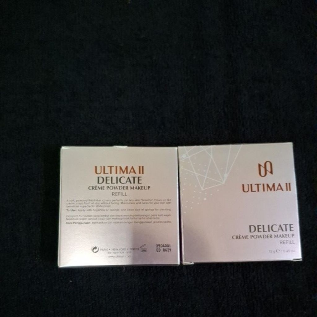 ULTIMA II REFILL DELICATE CREME POWDER MAKEUP (BEDAK PADAT ISI ULANG)