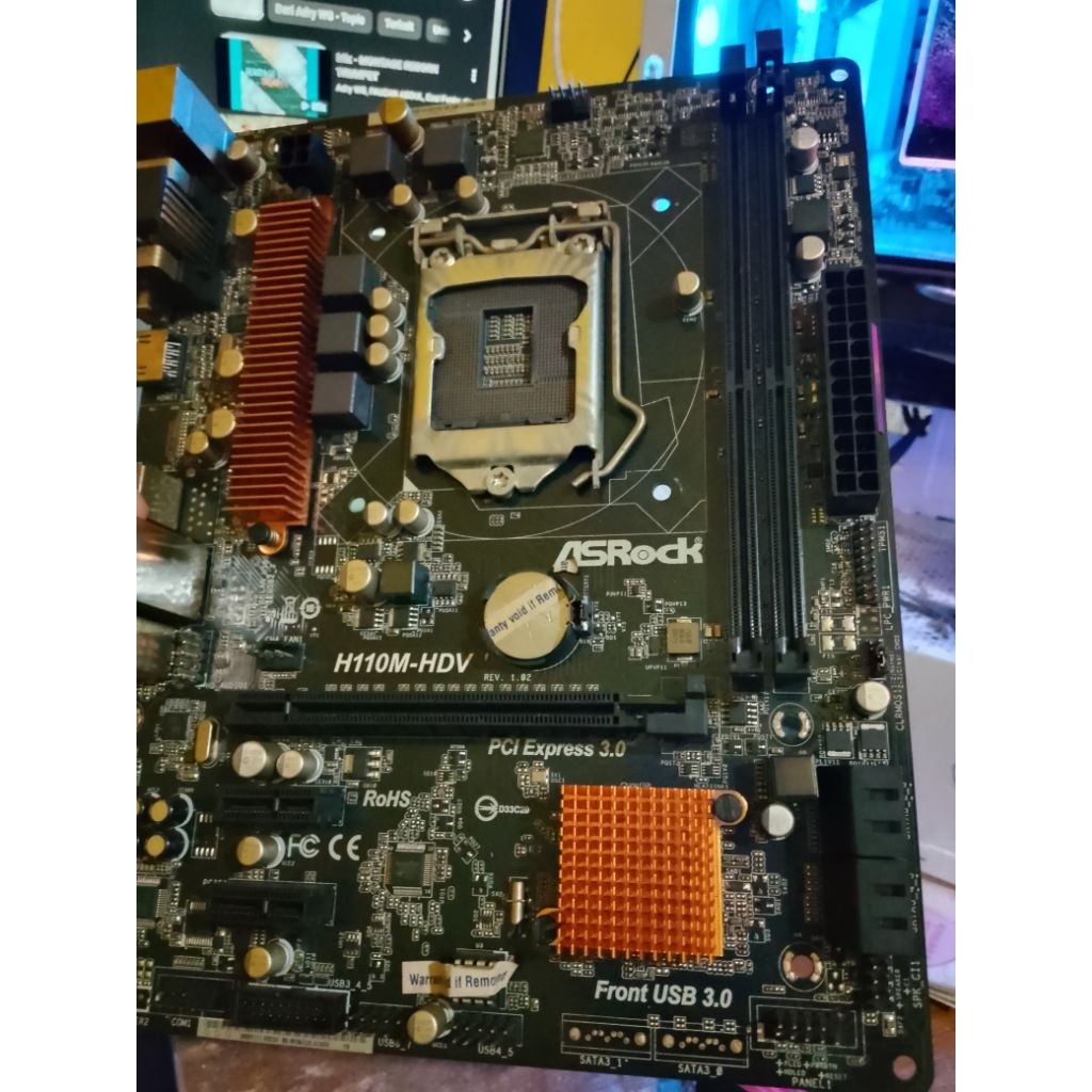 ASRock h110m hdv ddr4