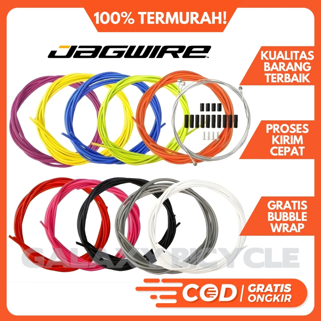 Kabel Set JAGWIRE Rem Shifter Cable Set Sepeda Lipat MTB Roadbike BMX Fixed Gear DLL