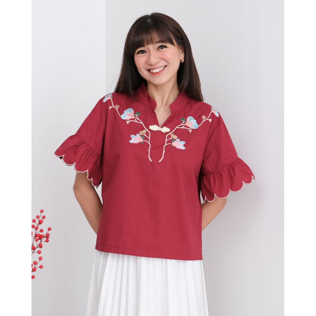 [KetjeStore] – Atasan Cheongsam Wanita Remaja-Dewasa