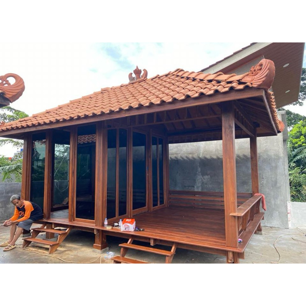 gazebo | gazebo kebun | kursi | furniture | gazebo sekat | rumah kayu
