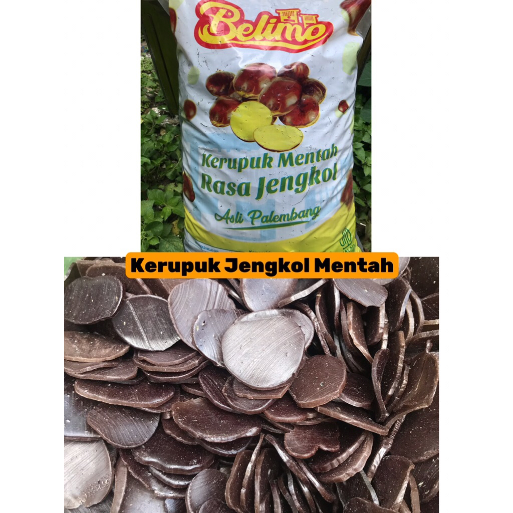 [1 kg] Kerupuk Jengkol Mentah Asli Palembang termurah