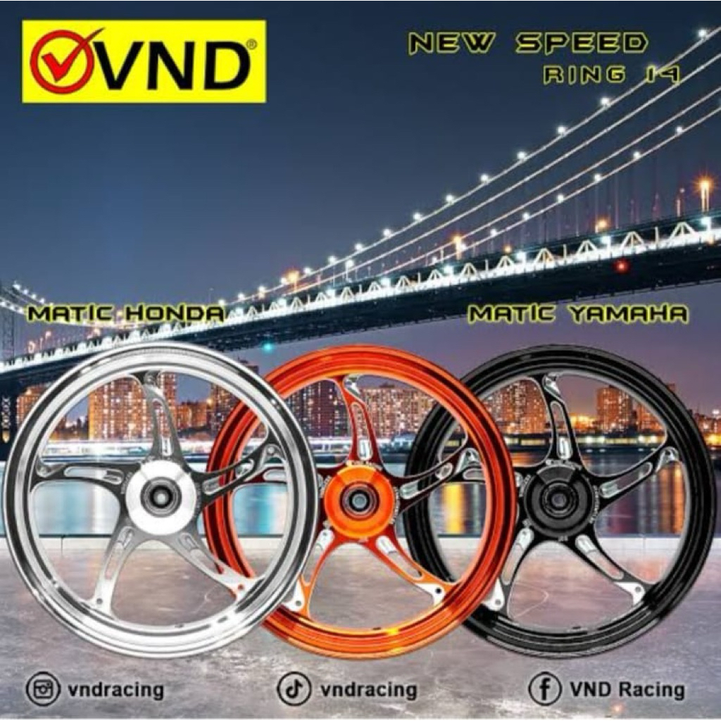VELG VND NEW SPEED RING 14 PCX 160 / VELG VND NEW SPEED PCX 160