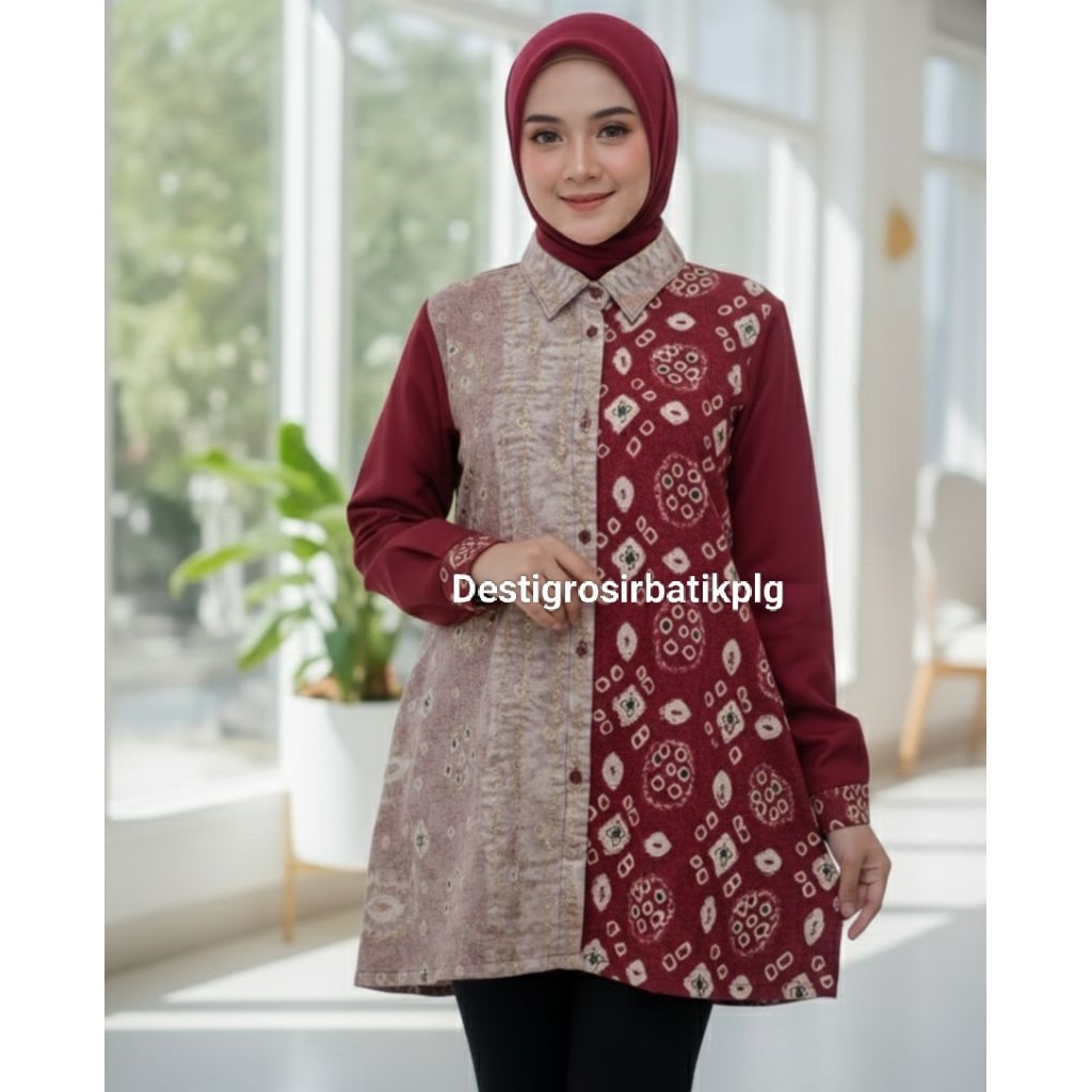 tunik jumputan Dolby