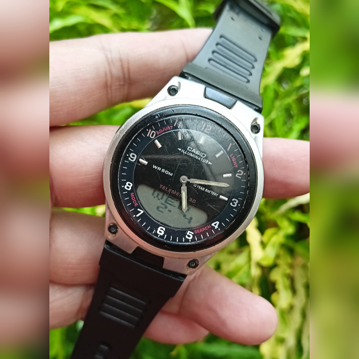 CASIO AW-80 Sporty Anadigi Watch Original Second | Jam Tangan Pria Sporty Preloved