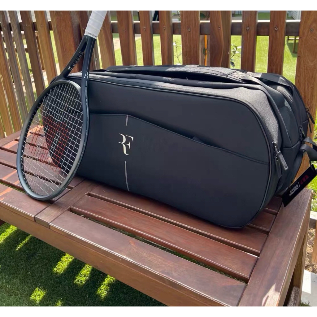 Tas Wilson RF Tournament 9PK tennis racket bag tas wilson tas tenis wilson black bag wilson RF01 tou