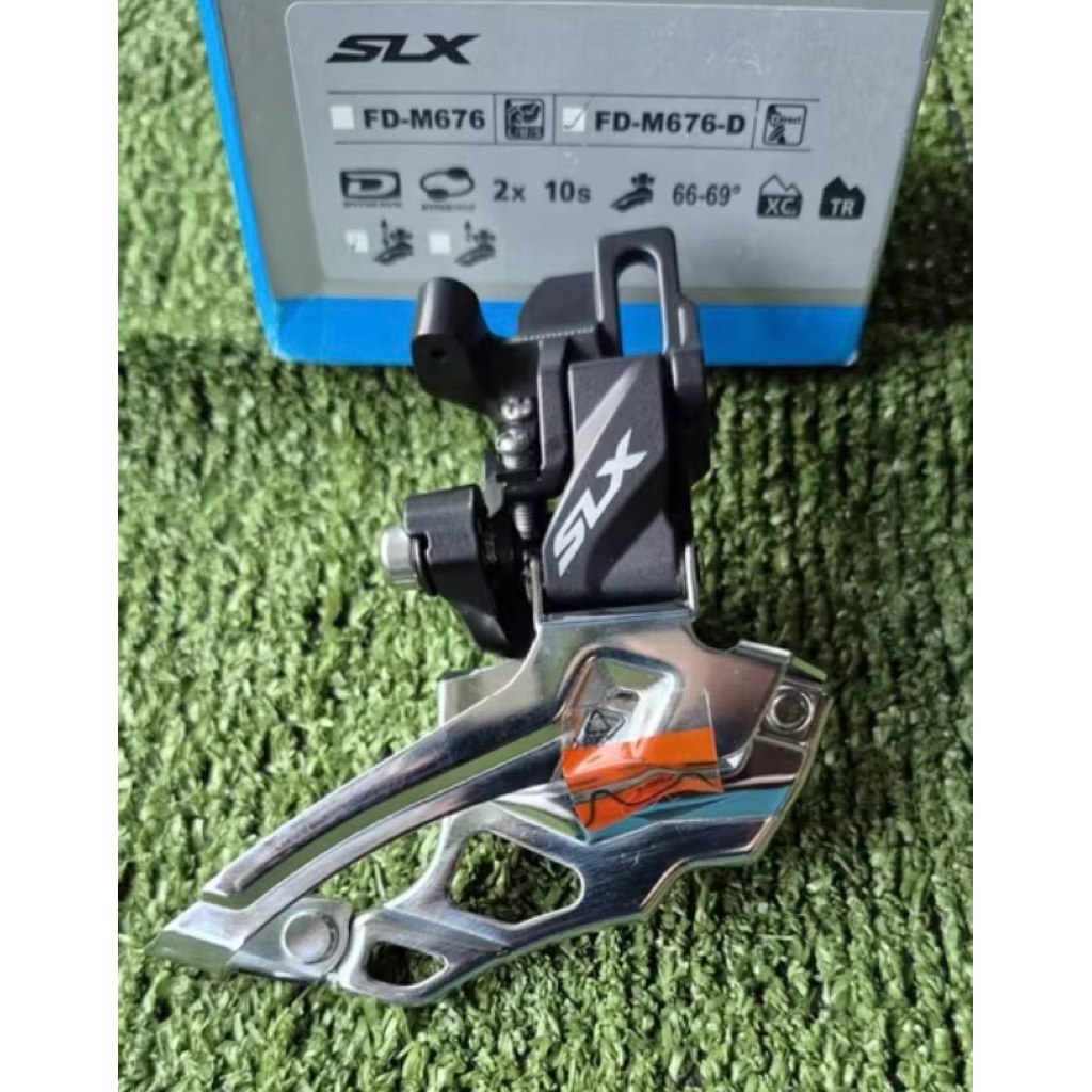 Front Derailleur FD Shimano SLX M676 Direct Mont 2 Speed Original Japan