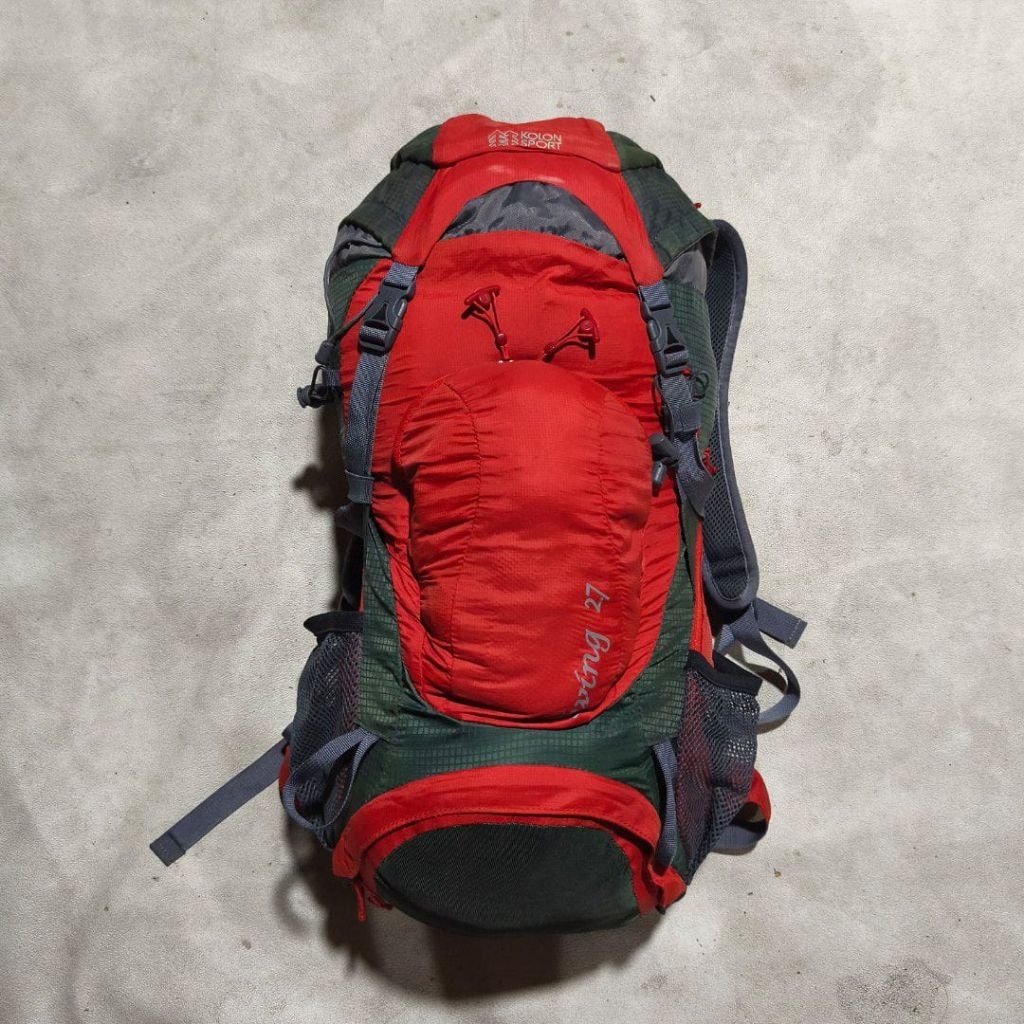 Tas ransel daypack outdoor hiking gunung kolon sport swing 27 merah