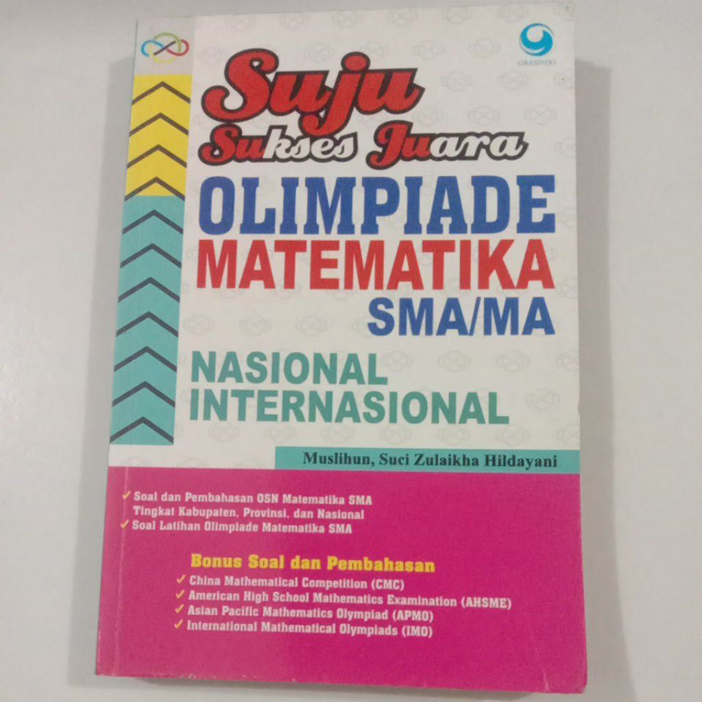 Suju #Sukses Juara Olimpiade Matematika SMA/MA Nasional Internasional ( Original ) - Grasindo