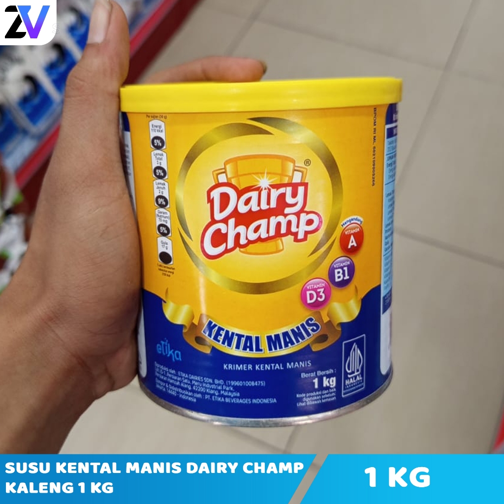 Dairy Champ Susu Kental Manis Kaleng 1 Kg - Krimer Kental Manis