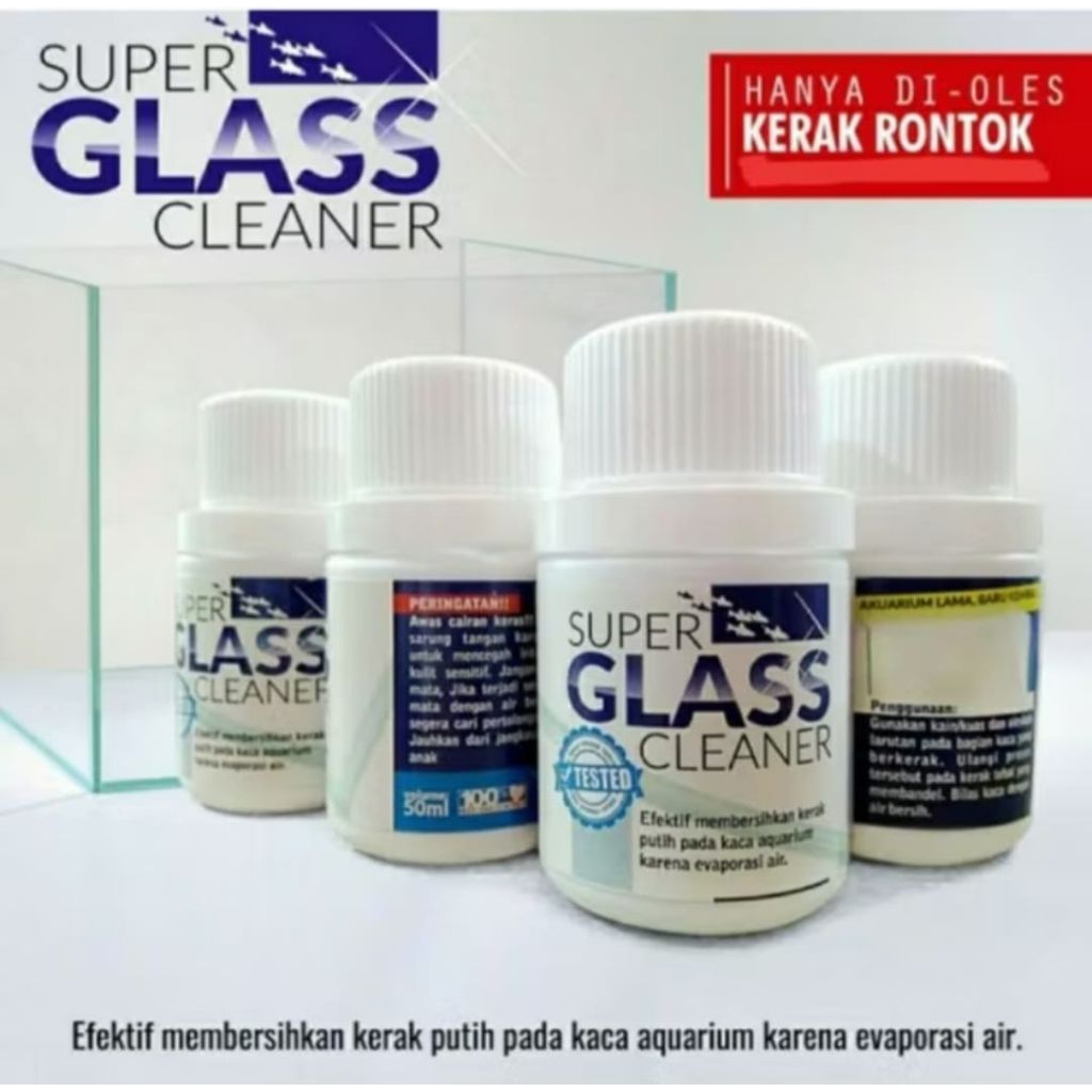 Super MAGIC GLASS Cleaner pembersih kaca aquarium