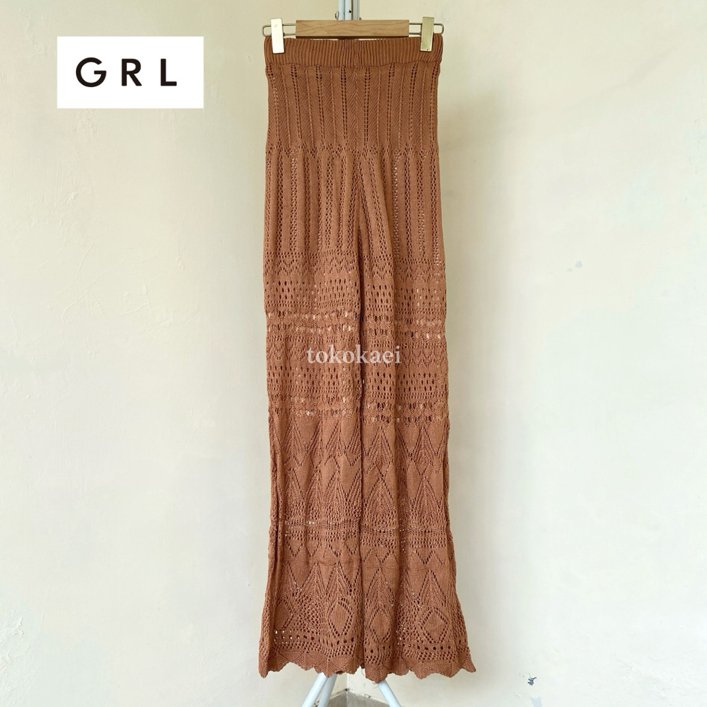 Knit Jaring Pants GRL