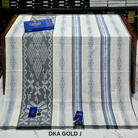PROMO RAMADHAN  SARUNG BHS CLASSIC DAM SKT SONGKET GOLD // Sarung BHS Classic Songket DAM Grade Gold