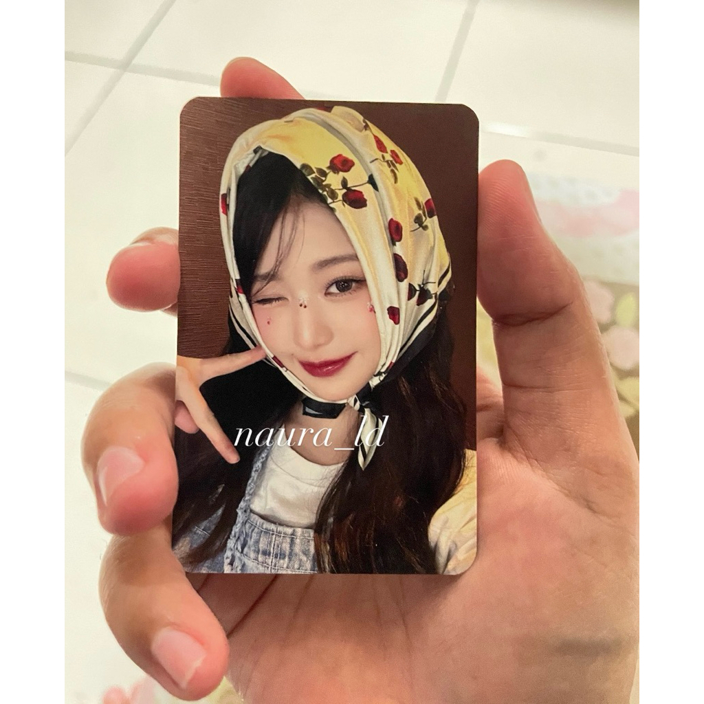 Photocard official Wonyoung Ive the 1st world tour in cinema