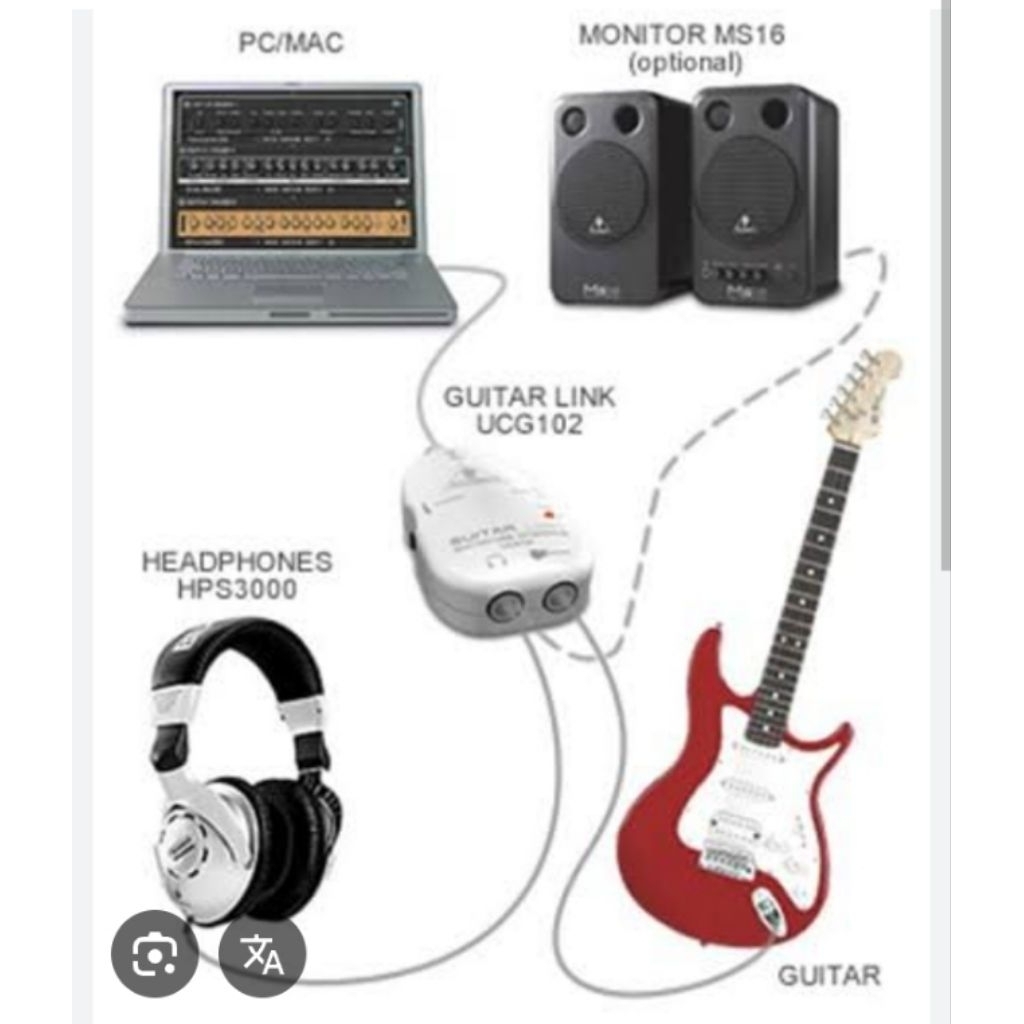 Guitar Link Behringer UCG102 USB Audio Interface