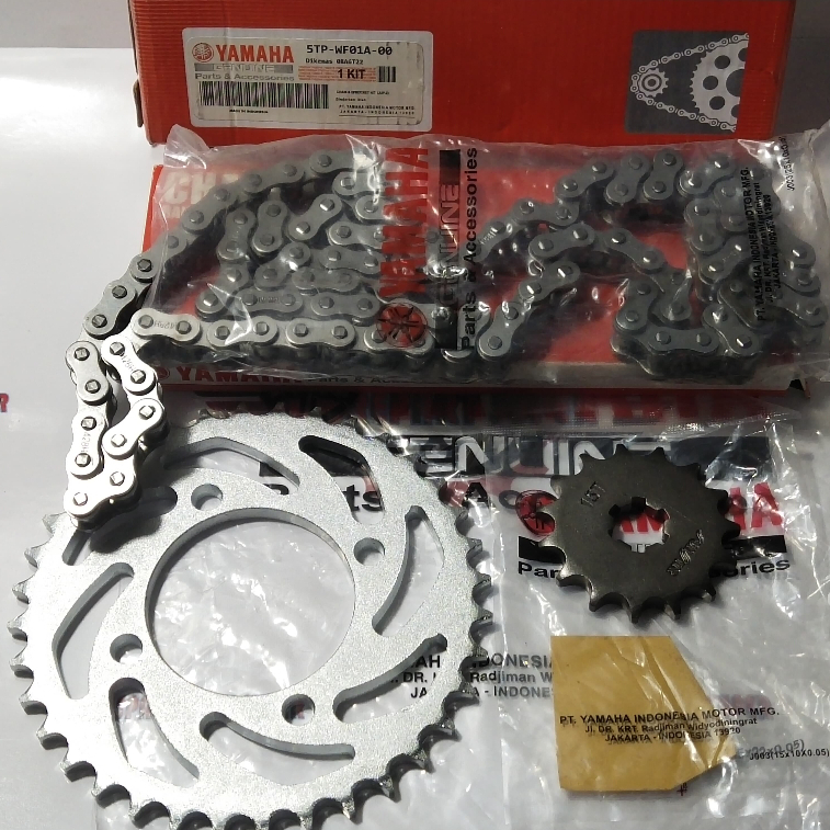 GEAR SET JUPITER Z GEAR SET SEPEDA MOTOR YAMAHA JUPITER Z, GEAR SET JUPITER Z PART 5TP