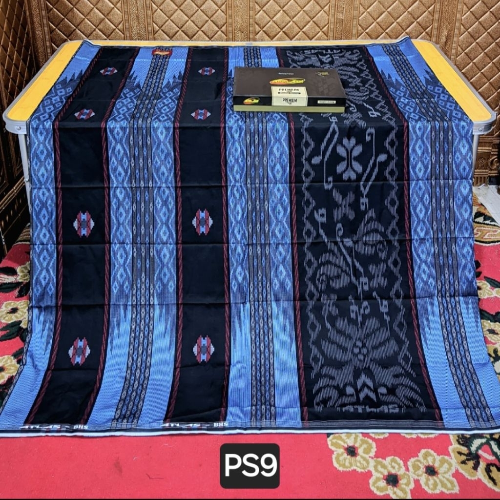 sarung ATLAS PREMIUM 780 GOLD MOTIF BHS songket