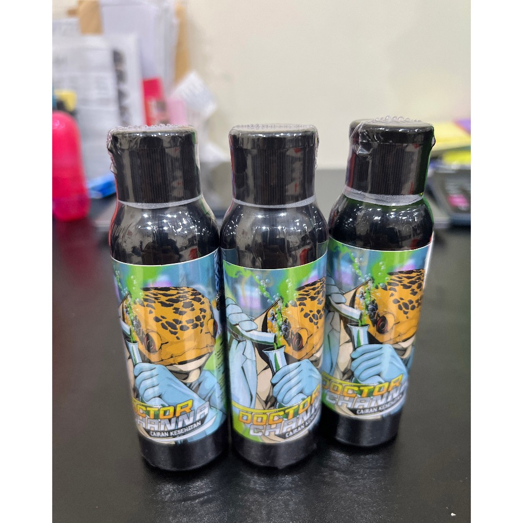 Doctor Channa 100mili Obat Ikan Channa (Saat Sakit atau Mager) by Bos Bos Qu