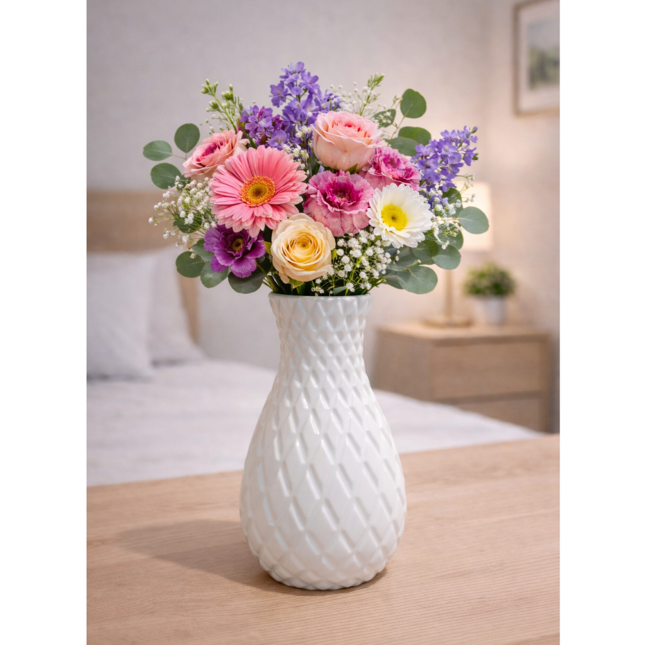 Vas Bunga Artificial/ Vas Bunga Plastik /Pot Bunga Plastik /Vas Bunga Aestetik