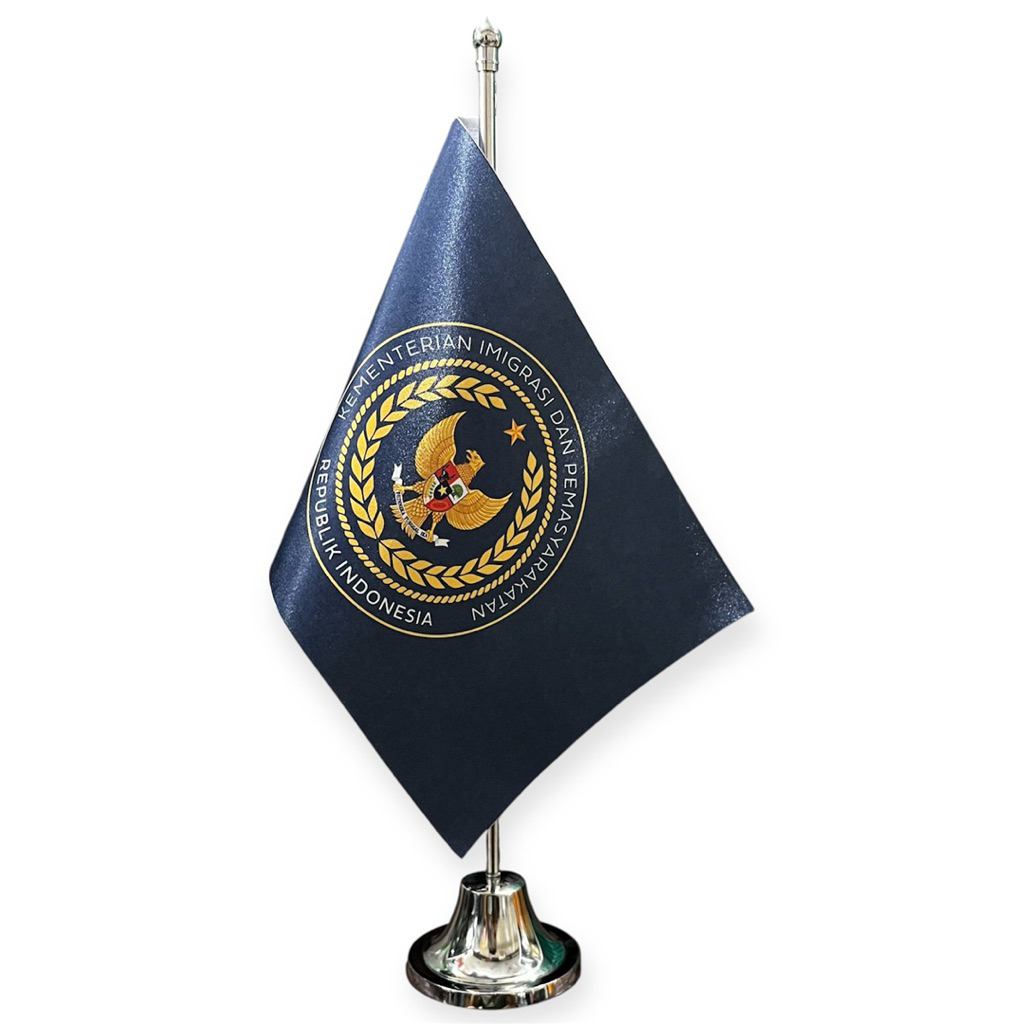 Lancar Jaya Advertising Ready Tiang Bendera Meja Stainles | Tiang Bendera Meja Instansi | Tiang Bend