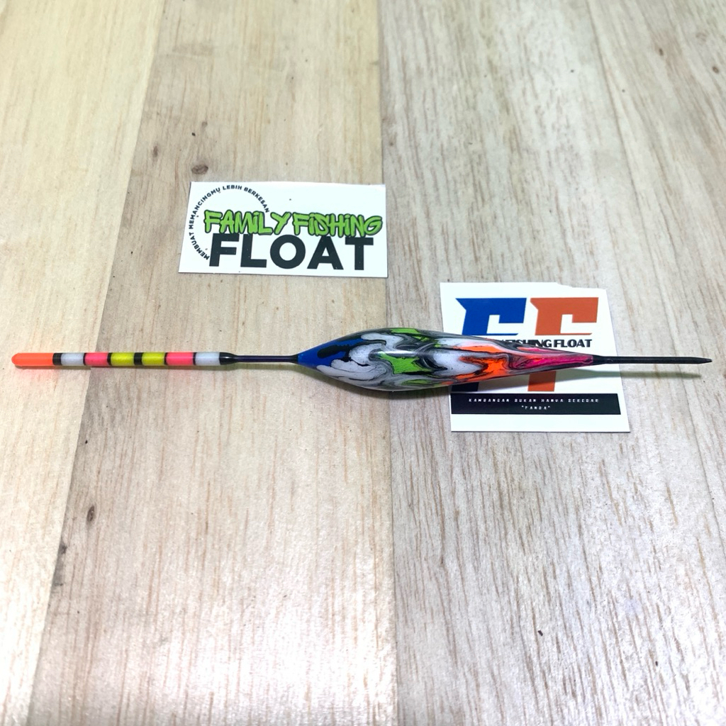 FAMILY FISHING FLOAT Kambangan Anti Badai Kayu Balsa 15cm