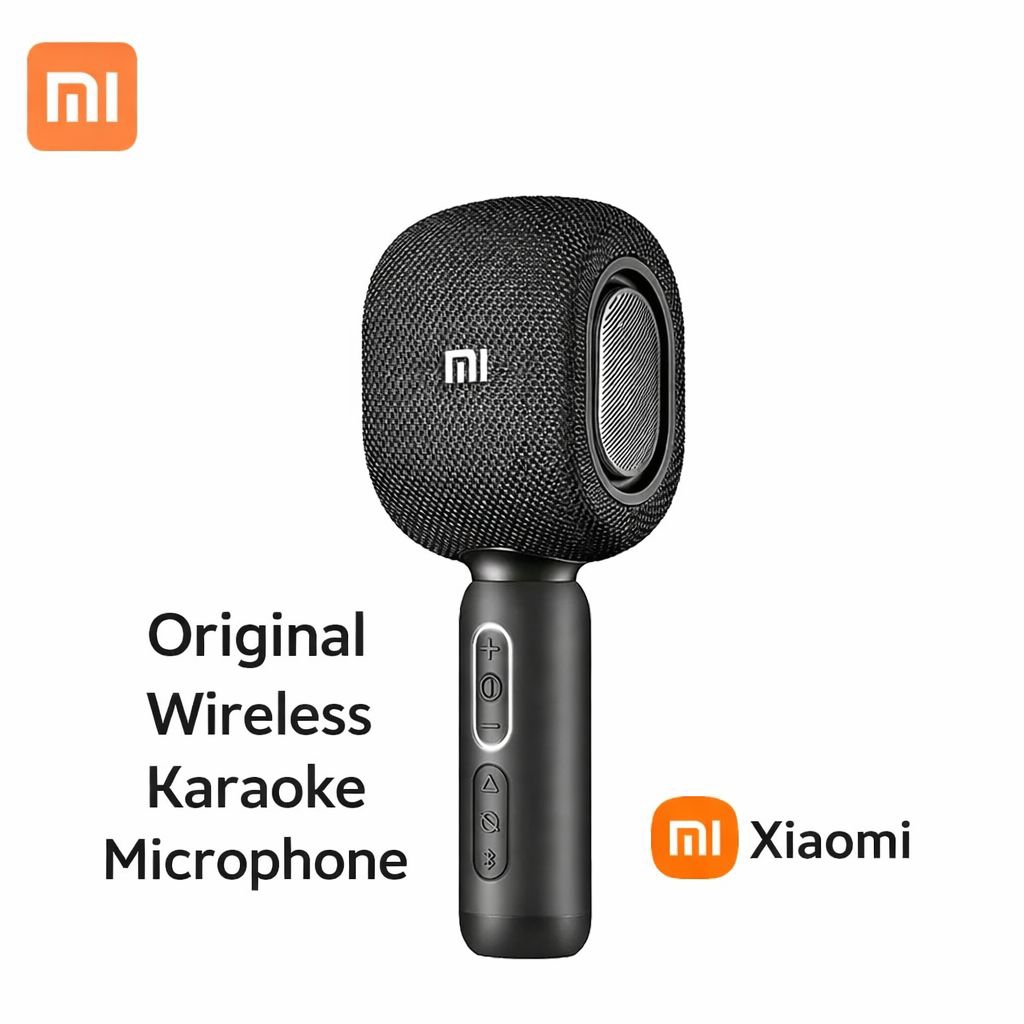 XIAOMI Microphone Wireless Karaoke 2in1 Bluetooth Speaker 10W 400mAh - KMC500 - Black