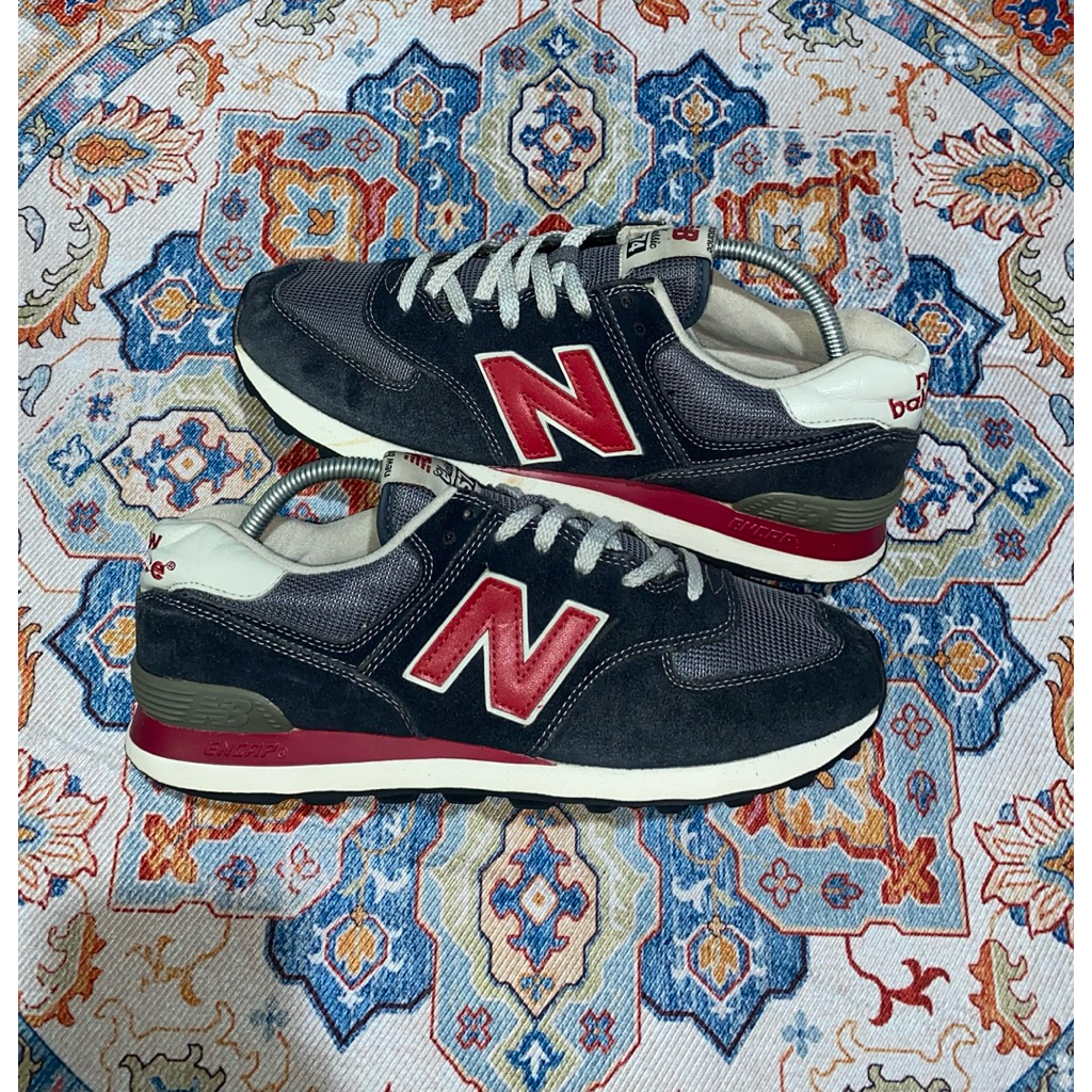 nb 574 classic red navy