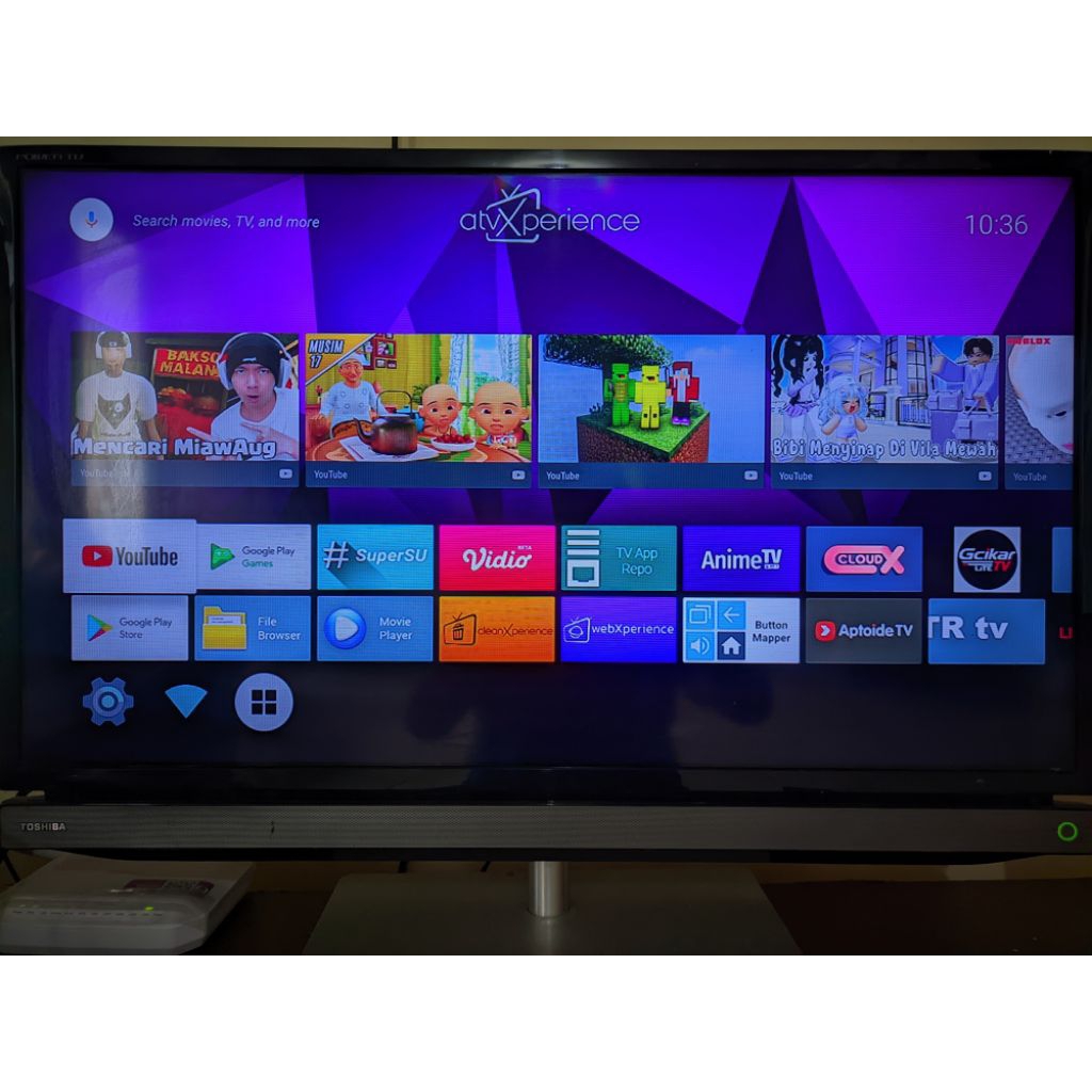 STB Android TV Box Ram 2GB Full Aplikasi Siap Pakai