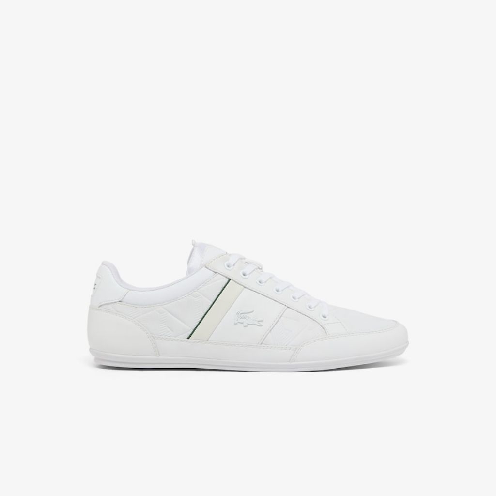 Lacoste Men's Chaymon Leather Sepatu Sneakers Pria - White