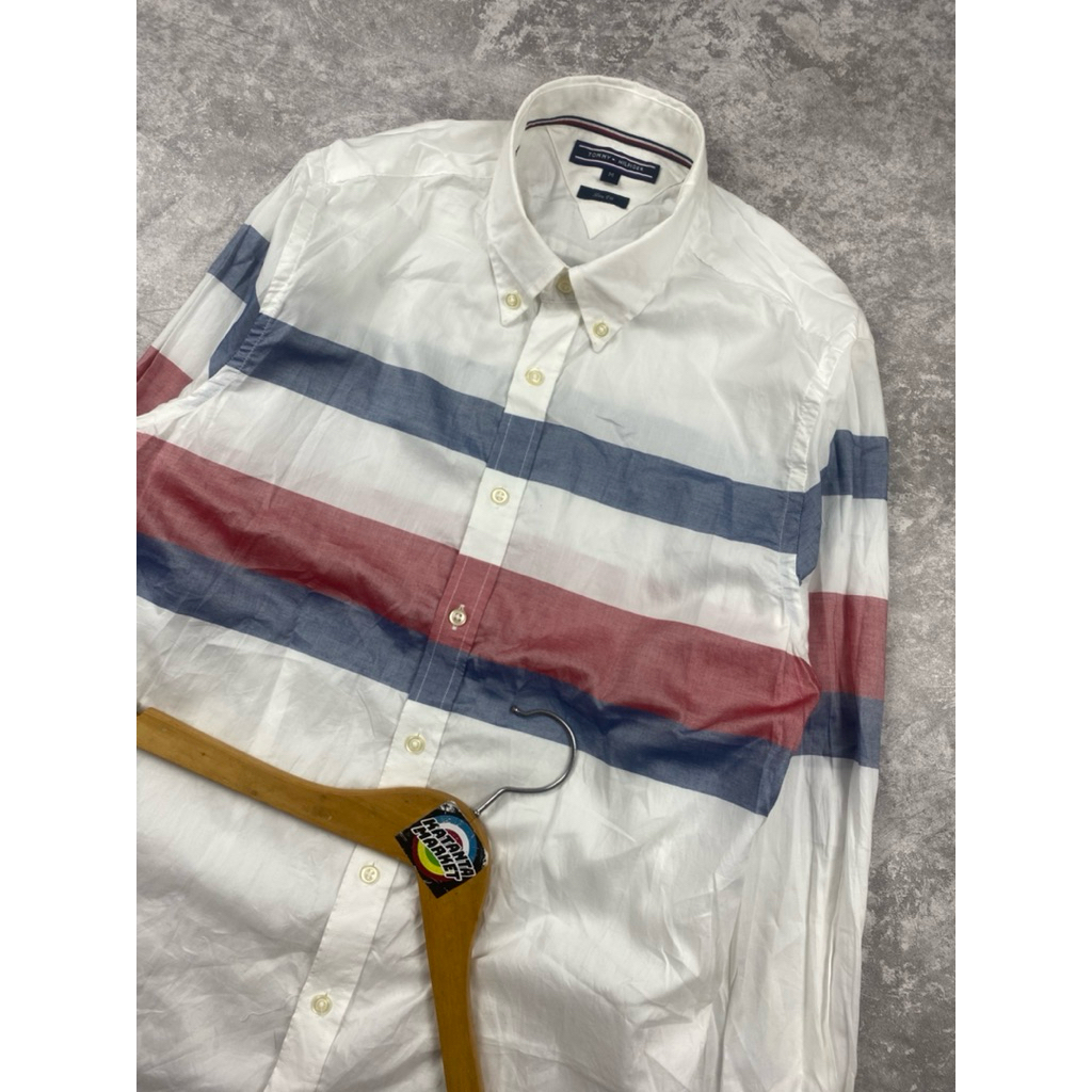 tommy hillfiger original big flag long shirt pria