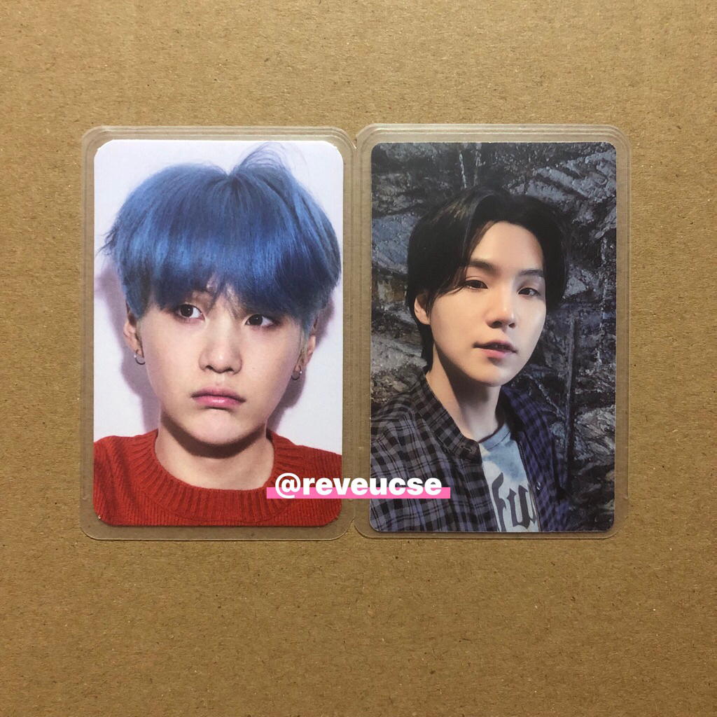 PHOTOCARD SUGA OFFICIAL LUCKY DRAW D DAY SOUNDWAVE VYNIL HER MANYUN YOONGI READY BTS PC SW LD