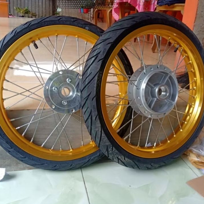 VELG JARI JARI VERZA PAKETAN RING 17 TAPAK LEBAR 185/215 PLUS BAN