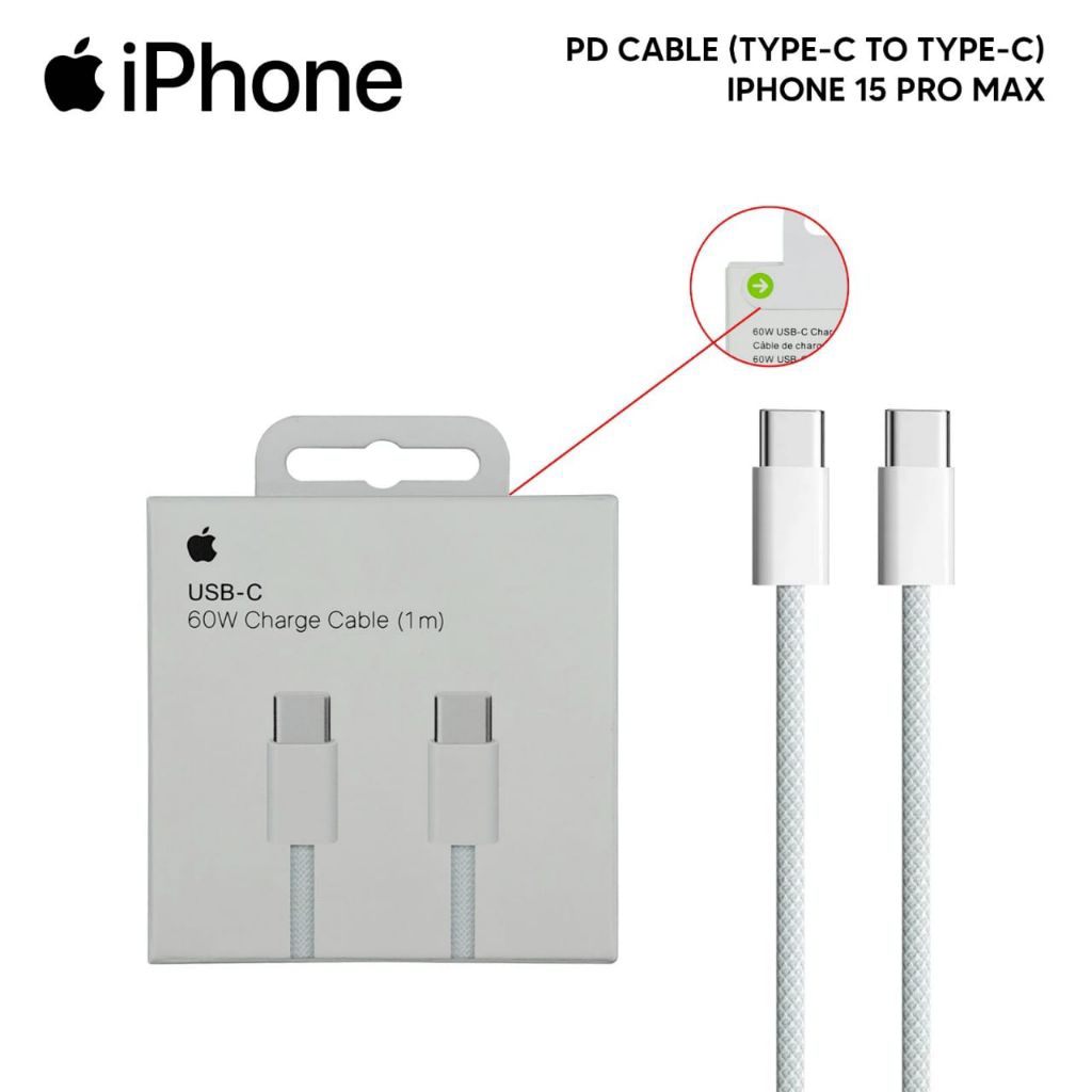 CABLE/KABEL DATA VB IPHONE 15 60W TYPE C TO TYPE C