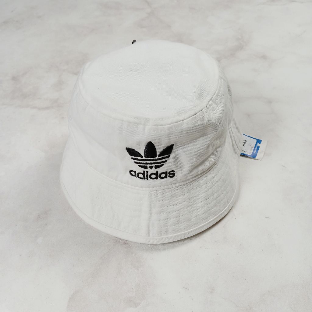 Topi Bucket Hat Adidas Trefoil Pria Wanita Second Bekas