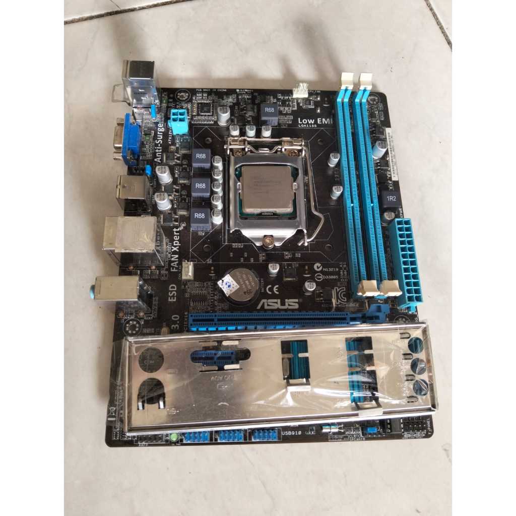 Motherboard Asus H61 + Prosesor Core i5 3470
