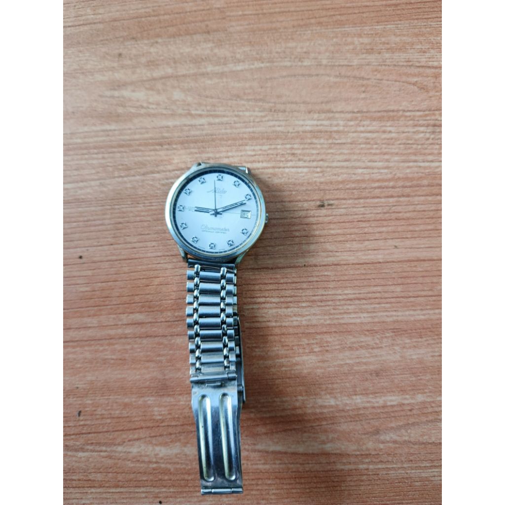 jam tangan jadul merk mido commander mulus no minus original