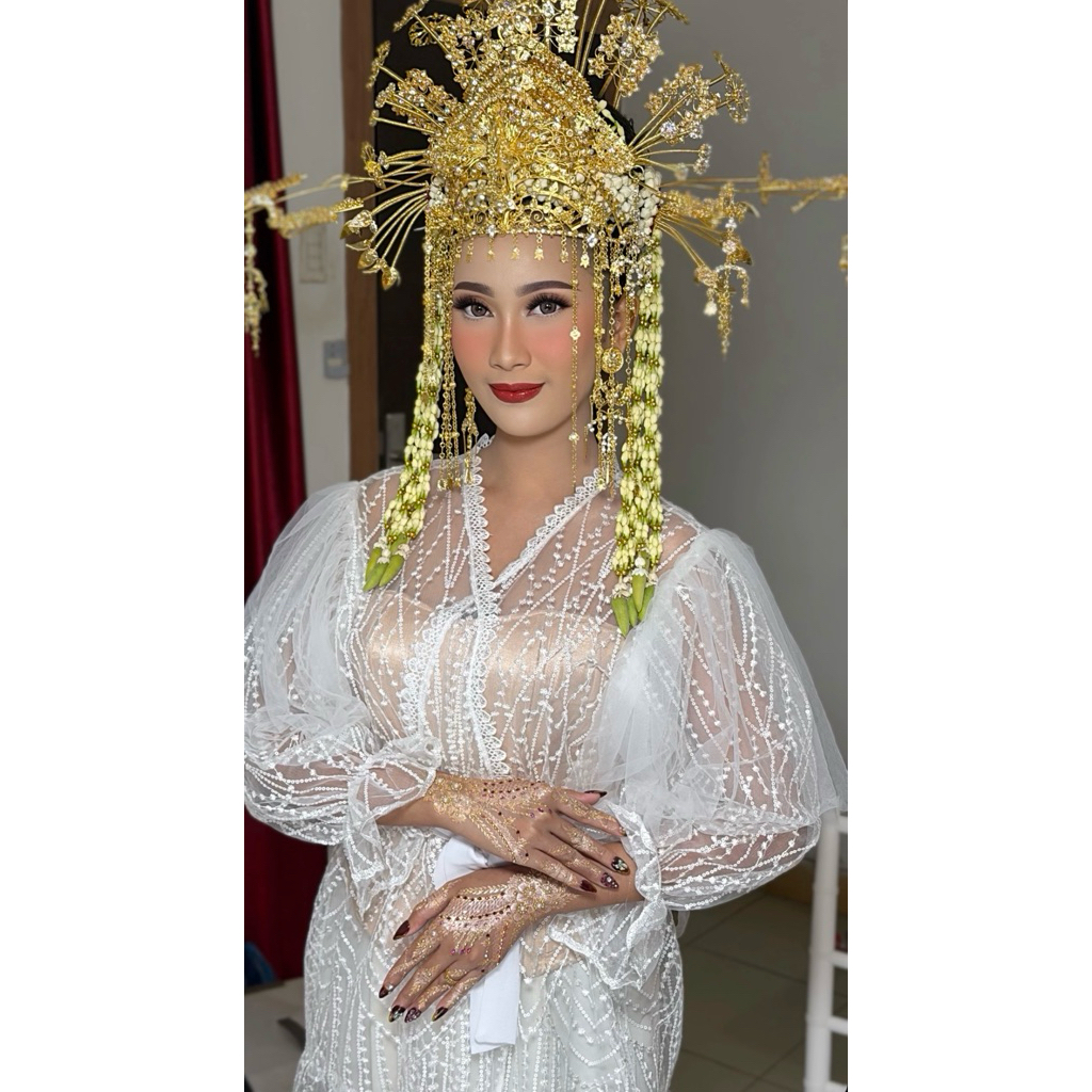 Raelyn PANJANG Kimono Bride / (TERMASUK DALAMAN) Kimono Pengantin / Kimono Satin / Kimono Lace