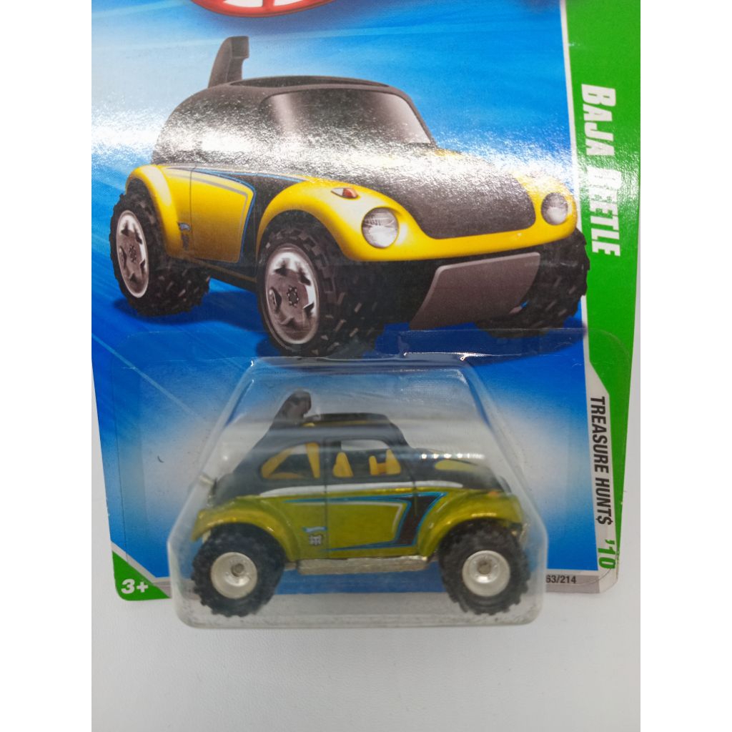 Hotwheels Baja Beetle Treasure Hunt Include Protector