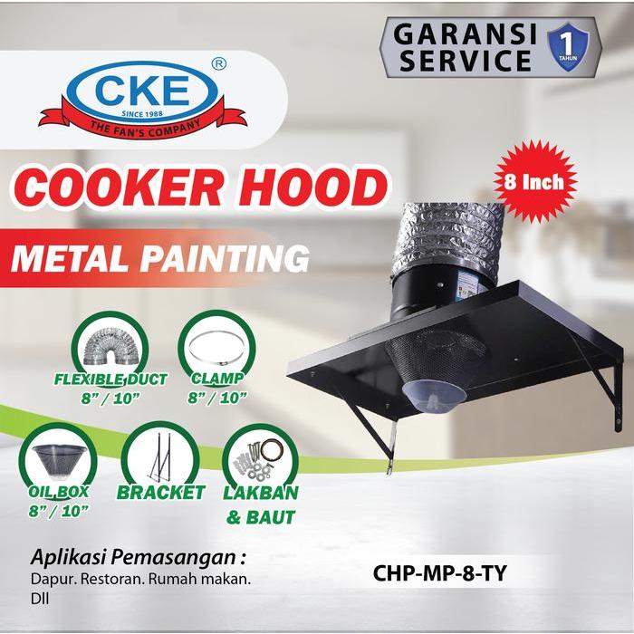 Kitchen Exhaust Fan Cooker Hood Dapur Tudung Kompor Penyedot Asap 8 10 Inch Kipas Sedot Hisap Asap K