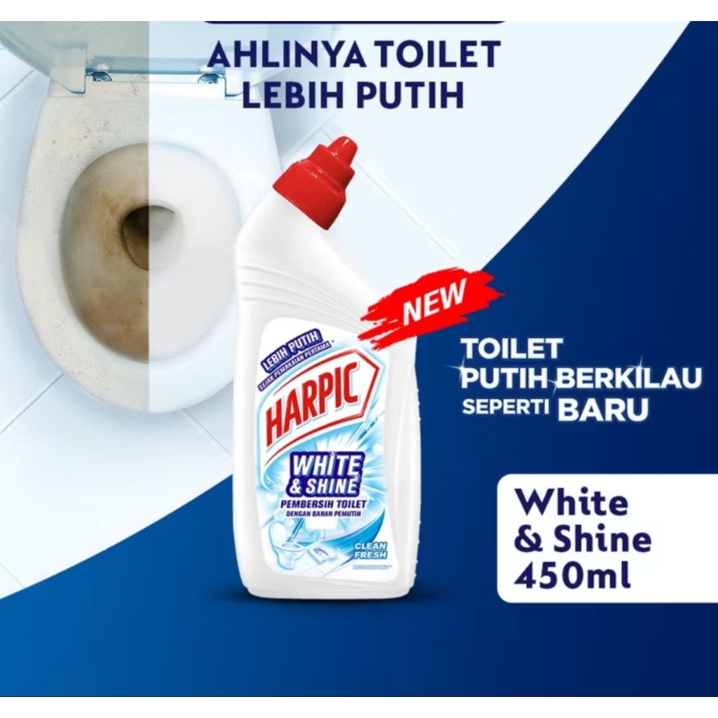 harpic white and shine 450ml harpic pembersih toilet harpic pemutih toilet
