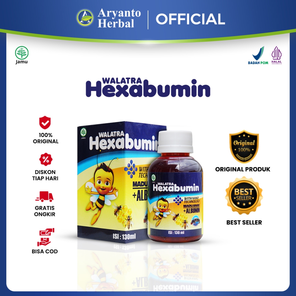 Obat Sesak Nafas Untuk Anak Balita Bengek Asma ISPA Nyeri Dada Bronkitis Napas Pendek Madu Walatra H