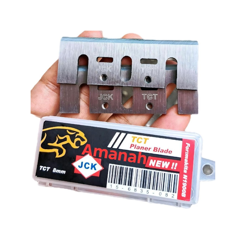 Mata pisau pasah kayu JCK tct planer blade 8mm for N1900B size 82x29x3mm
