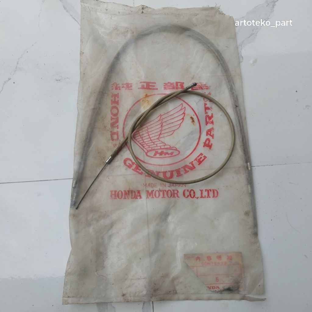 KABEL GAS DALAM ABU ABU THROTTLE HONDA 1966 s90 castrol ss50 c50 c110 17910-053-00 ORIGINAL JAPAN