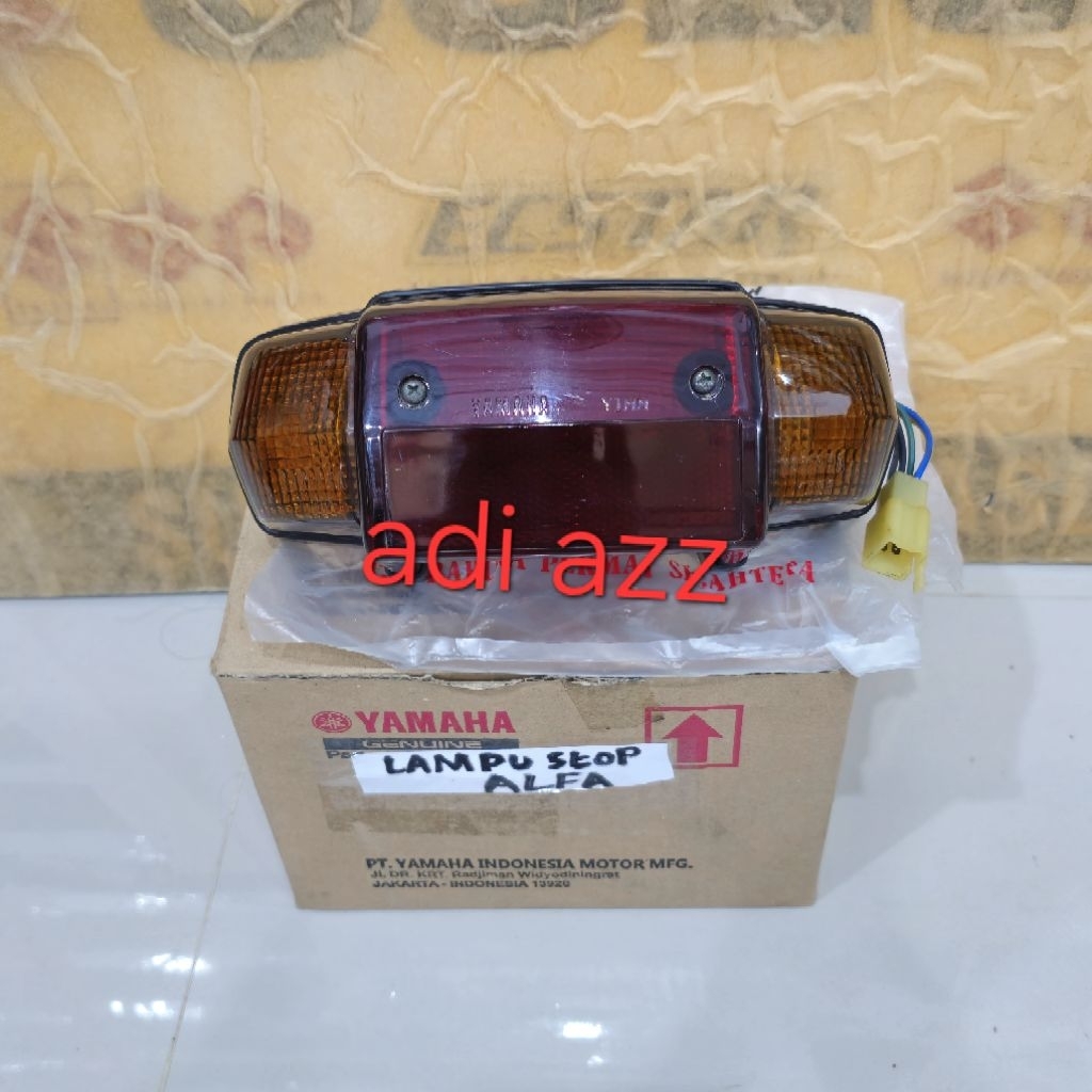 lampu belakang stop lamp assy yamaha alfa champ original yamaha nos