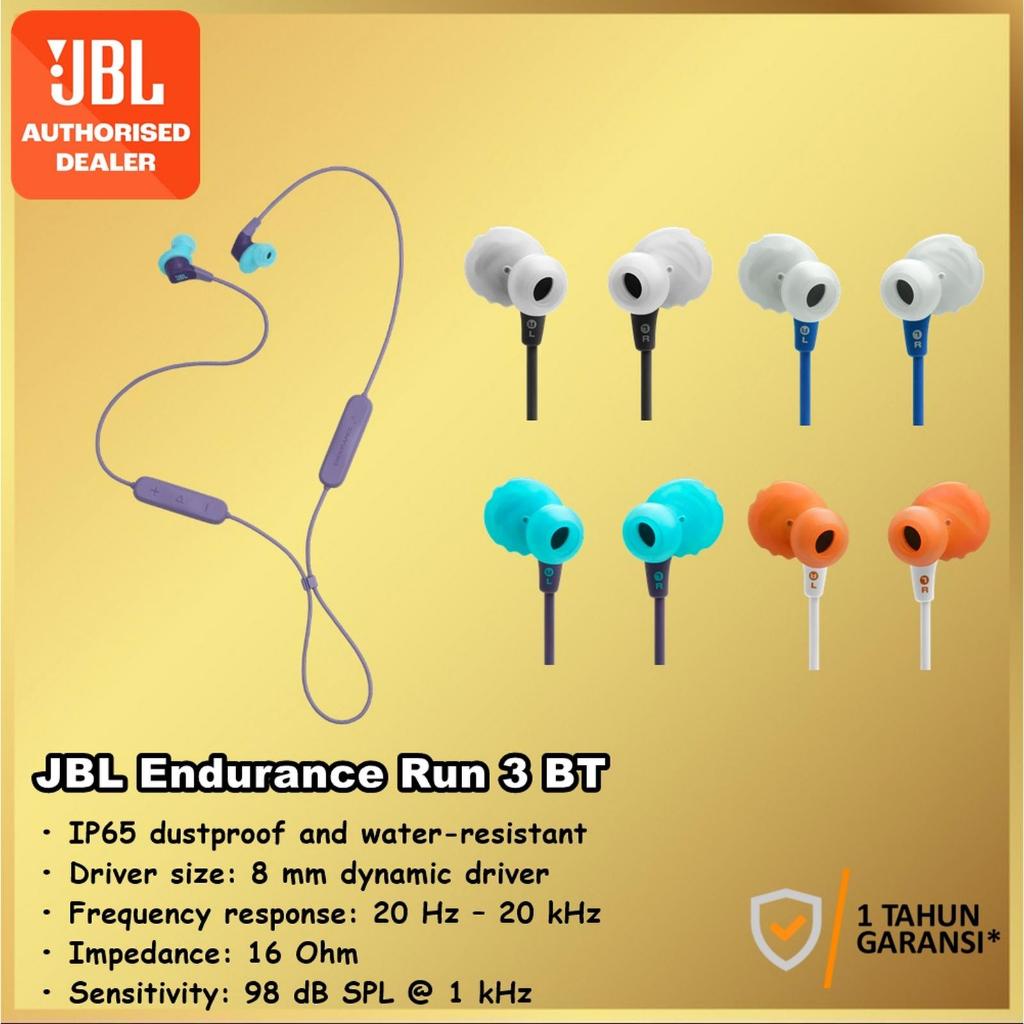 JBL Endurance Run 3 BT BT3 Wireless Bluetooth Earphone Headphone