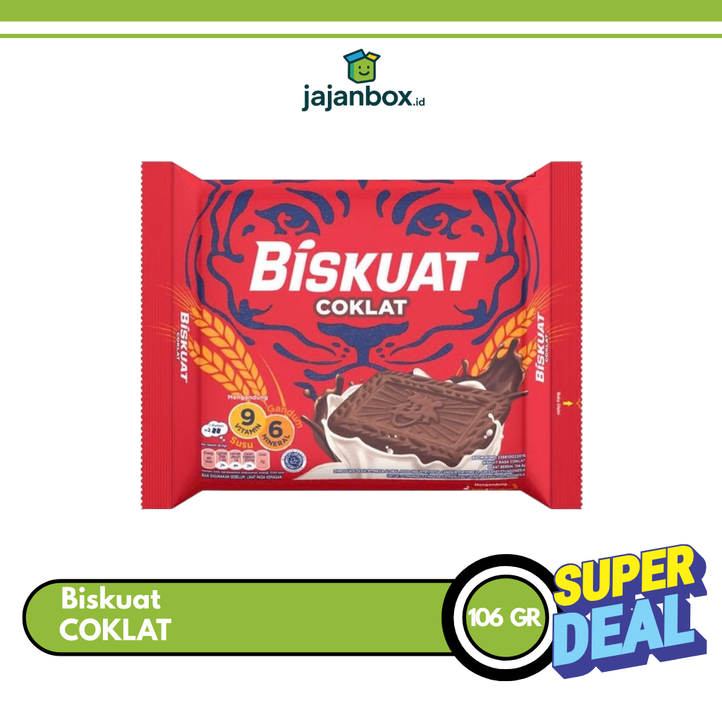 Biskuat Biskuit Coklat  106 Gram