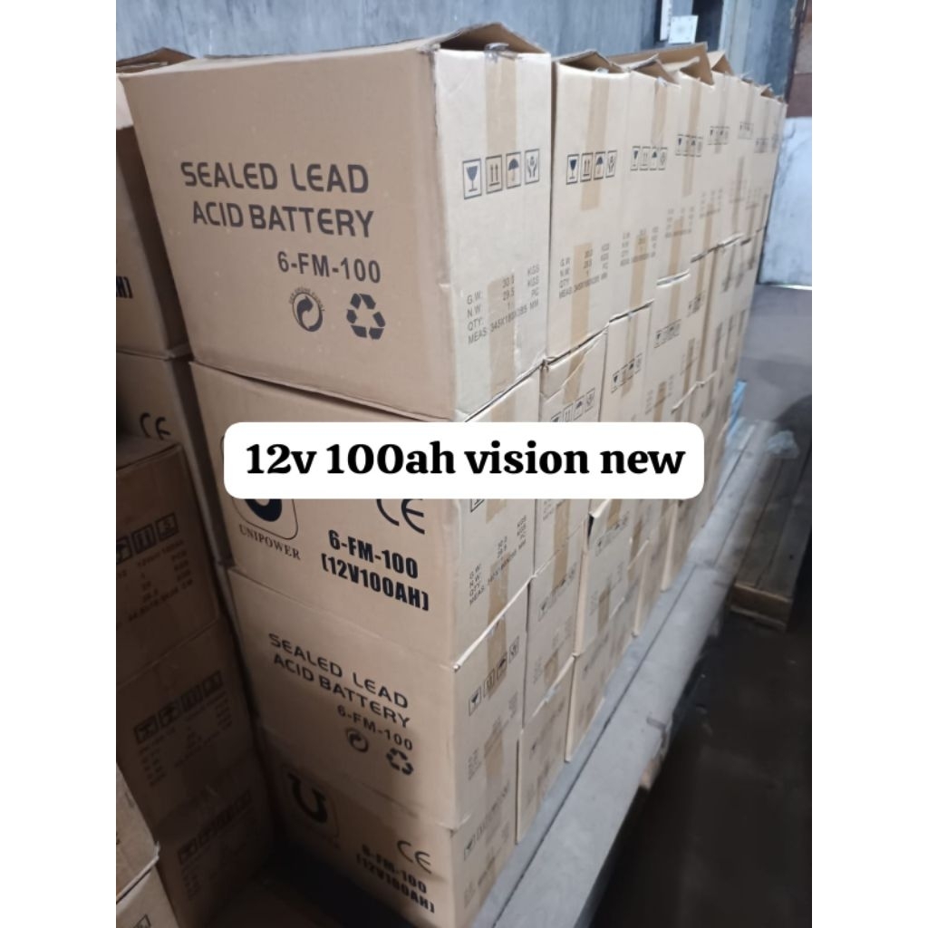 Battery VRLA 100ah 12v vision new