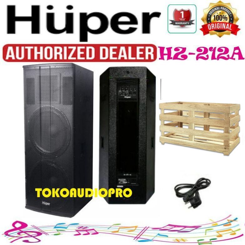 Speaker Huper HZ212A   Dual 12" Speaker Aktif Original Huper Hz-212A